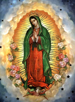 Image of the Virgin of Gudalupe
